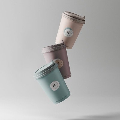 종이컵 디자인 + 인쇄 패키지 1000PCS